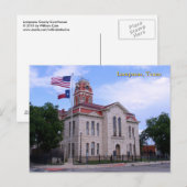 Lampasas County Gericht Postkarte (Vorne/Hinten)