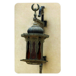 Lampe an der Wand einer arabischen Moschee Magnet