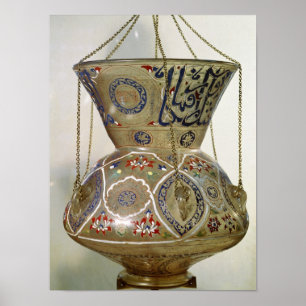 Lampe, aus der Moschee von Sultan Hasan, Kairo Poster