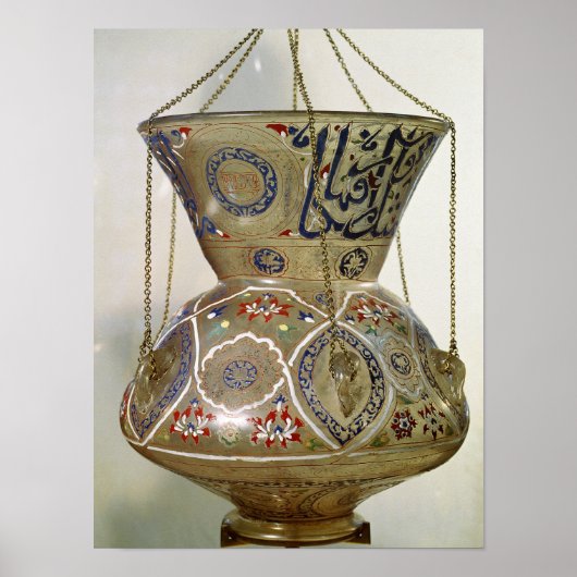 Lampe, aus der Moschee von Sultan Hasan, Kairo Poster (Vorne)