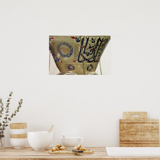 Lampe, aus der Moschee von Sultan Hasan, Kairo Poster (Küche)
