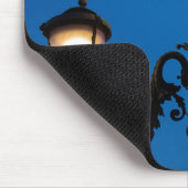 Lampe bei Nacht, Venedig Mousepad (Ecke)