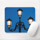 Lampe bei Nacht, Venedig Mousepad (Mit Mouse)