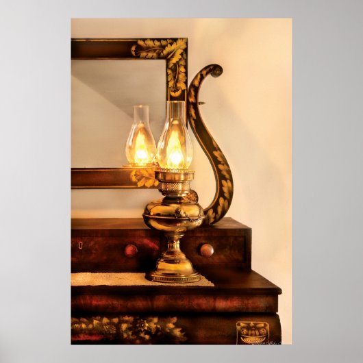 Lampe - Das Büro und die Laterne Poster (Vorne)
