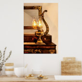 Lampe - Das Büro und die Laterne Poster (Küche)