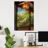 Lampe - Einfach chinesisch Poster (Heimbüro)