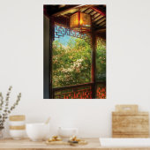 Lampe - Einfach chinesisch Poster (Küche)