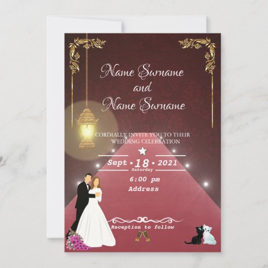 Lampe Einladung (Vorderseite)