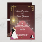 Lampe Einladung (Vorne/Hinten)