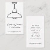 Lampe für Inneneinrichtung Visitenkarte (Vorne/Hinten)