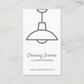 Lampe für Inneneinrichtung Visitenkarte (Vorderseite)