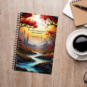 Lampe für meine Füße Journal mit Jesus Notizblock