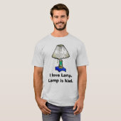 Lampe, i-Liebe Lampe. Lampe ist nett T-Shirt (Vorne ganz)