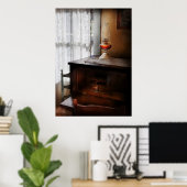 Lampe - Ich schrieb früher Briefe Poster (Heimbüro)
