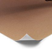 Lampe in Form der Göttin des Glücks Poster (Ecke)