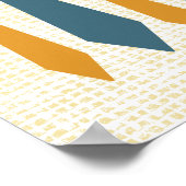 Lampe Mitte Jahrhundert Modernes Retro-Poster Poster (Ecke)