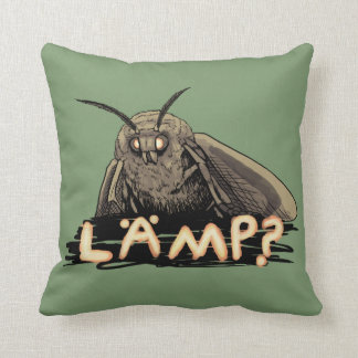Lampe? Motte Meme Kissen