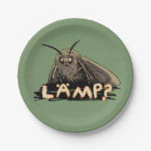 Lampe? Motte Meme Pappteller (Vorderseite)