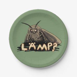 Lampe? Motte Meme Pappteller