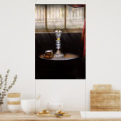 Lampe - Öllampe Poster (Küche)