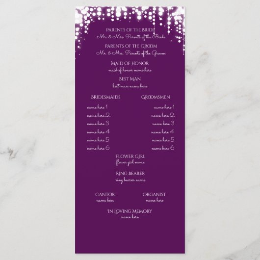 Lampe Post Industrial Glam Sparkle Lila Programm (Rückseite)