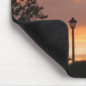 Lampe Post und Vogel Mousepad (Ecke)