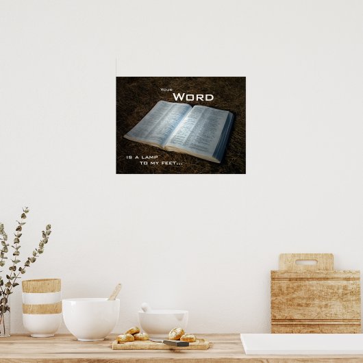 Lampe Poster (Küche)