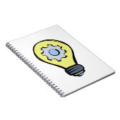 Lampe und Getriebe Notizblock (Rechte Seite)