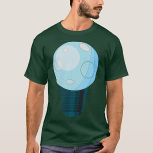 Lampe und Symbol für den Planeten T-Shirt