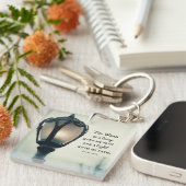 Lampe zu meinem Füße, Licht zu meinem Weg Bibel Ve Schlüsselanhänger (Vorderseite rechts)