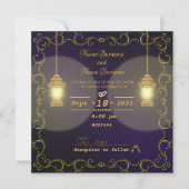 Lampen Einladung (Vorderseite)