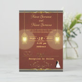 Lampen Einladung (Stehend Vorderseite)