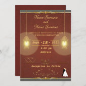 Lampen Einladung (Vorne/Hinten)