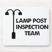 Lampen-Posten-Inspektionsteam Mousepad (Vorne)