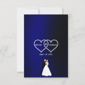 Lampen RSVP Karte (Rückseite)