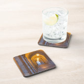 Lampenbeleuchtete Steinhalle Getränkeuntersetzer (Rechte Seite)