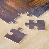 Lampenbeleuchtete Steinhalle Puzzle (Seite)