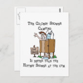 Lampendusche Postkarte (Vorne/Hinten)