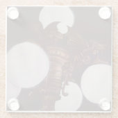 Lampenlicht aus Dämonen Glasuntersetzer (Rückseite)