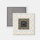 Lampenmagnet aus dem Mittelalter Magnet (Vorderseite/Rückseite)