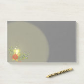 Lampennachrichtennotizen Post-it Klebezettel (Auf Schreibtisch)