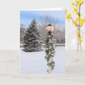 Lampenpost Karte (Gelbe Blume)