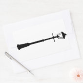 Lampenpostaufkleber Rechteckiger Aufkleber (Umschlag)