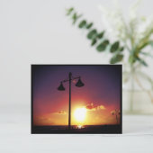 Lampenposten Key West Florida Postkarte (Stehend Vorderseite)