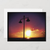 Lampenposten Key West Florida Postkarte (Vorne/Hinten)