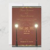 Lampenschirm Einladung (Vorderseite)