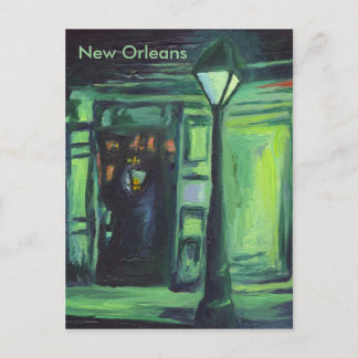 Lamplight, New Orleans Postkarte