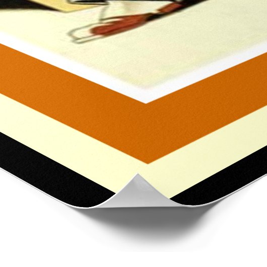 Lampo Calypso Samos Cigarette Ad Poster (Ecke)