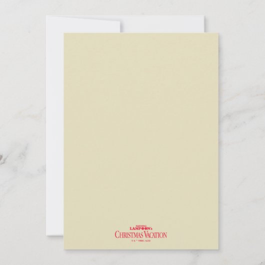 Lampoons Merry-Chris-Moose-Party Einladung (Rückseite)