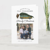 Lampoons Weihnachtsfamilie Foto Feiertagskarte (Vorderseite)